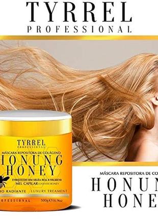 Tyrrel honung honey коллагеновый реконструктор для волос ботокс подложка3 фото