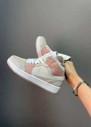 Жіночі кросівки nike air jordan 1 retro mid sail light bone

женские кроссовки найк джордан