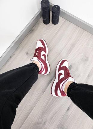 nike dunk low bordo