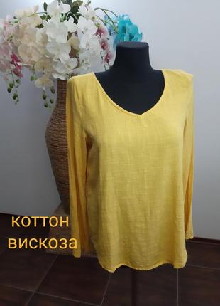 Оришинальная блуза esprit коттон вискоза