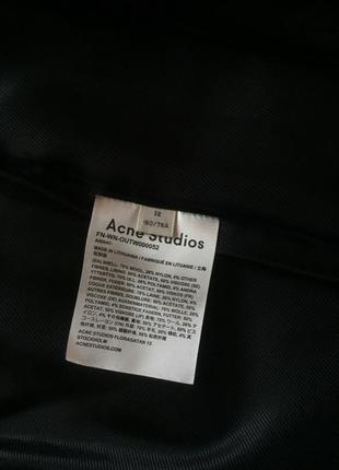 Черное пальто acne studios5 фото