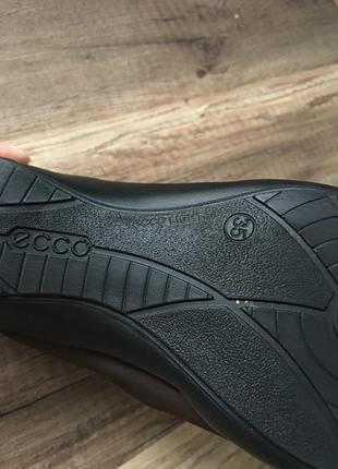 Комфортні туфлі «ecco» gore-tex8 фото