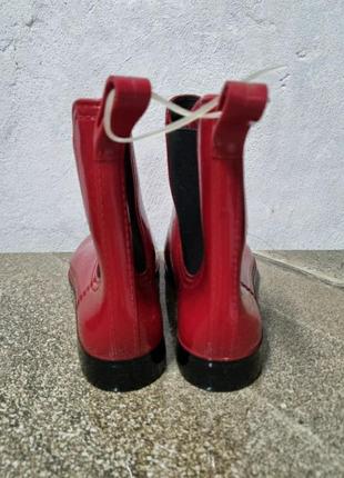 Гумові чоботи челсі черевики жіночі резиновые сапоги2 фото