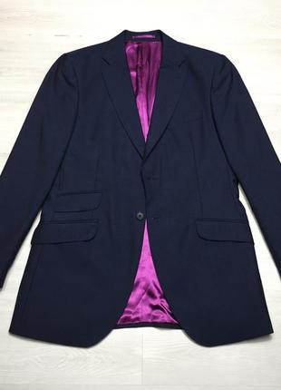 Шикарный шерстяной пиджак от дорогого мужского английского бренда charles tyrwhitt как canali zegna