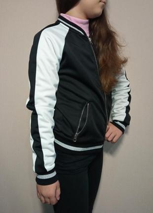 Lindex куртка, бомбер для девочки3 фото