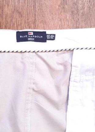 Штани штаны брюки світлі бежеві кремові marks&spencer blue harbour w42" l33" lightweight8 фото