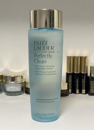 Estee lauder відлущуючий тонік багатосторонньої дії estee lauder perfectly clean multi-action toning lotion/refiner