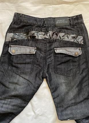 Трендовые фирменные джинсы no fear 2000х y2к карго с карманами4 фото