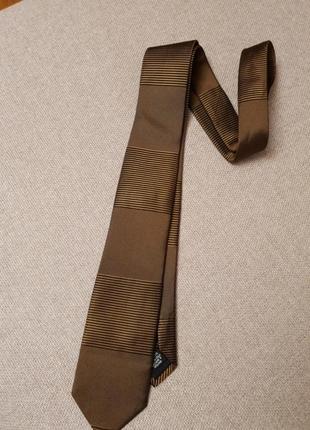 Брендовий галстук від boss,шовк ,італія1 фото