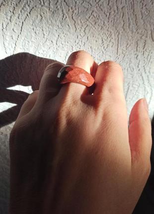 Кільце перстень з натурального каменю6 фото