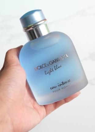 D&g light blue eau intense pour homme - туалетна вода для чоловіків1 фото