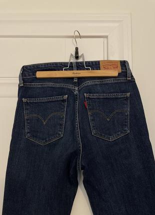 Синие джинсы levis levi’s 721 высокая посадка скинни оригинал4 фото