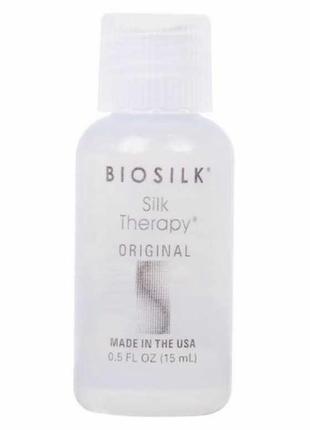 Biosilk шёлк для восстановления волос silk therapy lite шелковая терапия 15 мл жидкий шёлк для секущихся кончиков масло сыворотка для волос