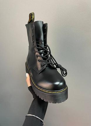 Женские черные ботинки жіночі чорні черевики2 фото