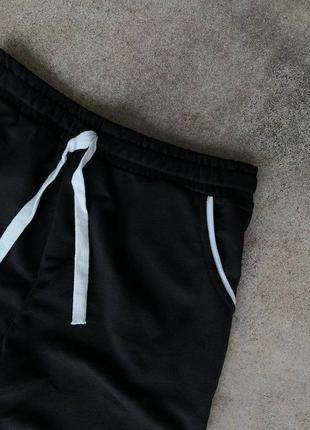 Спортивные штаны мужские черные турция / спортивні штани чоловічі чоловічі чорні турречина2 фото