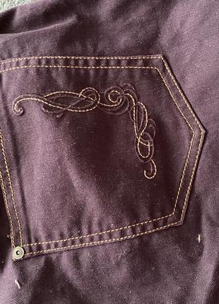 Батал/фіолетові джинси3 фото