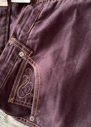 Батал/фіолетові джинси4 фото