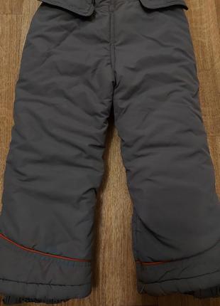 Комбинезон зимний штаны на флисе тополино 116-1224 фото