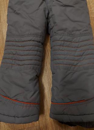 Комбинезон зимний штаны на флисе тополино 116-1226 фото