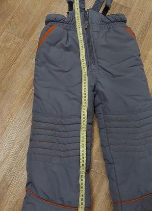 Комбинезон зимний штаны на флисе тополино 116-1228 фото