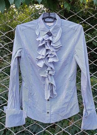 Сорочка жіноча під запонки karen millen 14 розмір рубашка блуза ділова