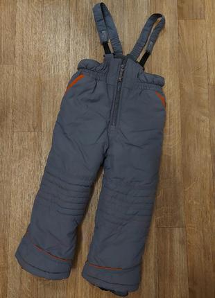 Комбинезон зимний штаны на флисе тополино 116-1222 фото