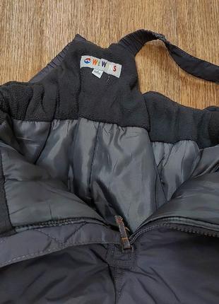 Комбинезон зимний штаны на флисе тополино 116-1223 фото