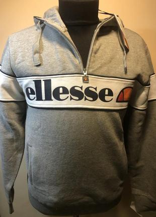 Мужской худи ellesse fibreno 1/4 zip hoody (size l)