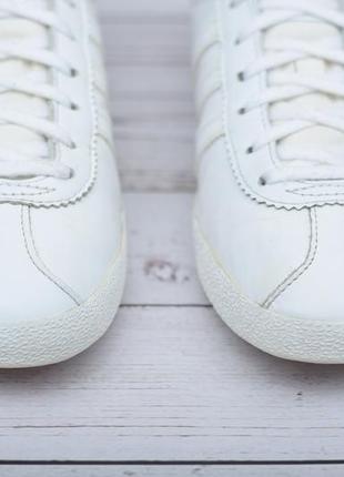 38 размер. белые кожаные кроссовки adidas gazelle. оригинал5 фото