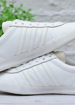 38 размер. белые кожаные кроссовки adidas gazelle. оригинал6 фото
