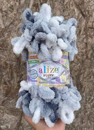 Пряжа alize puffy color 5925