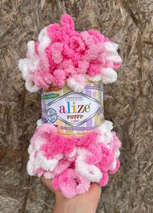 Пряжа alize puffy color 6383