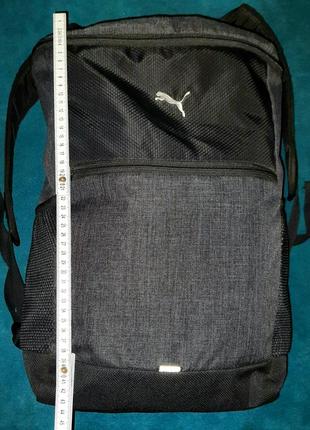Стильный серо-чёрный городской рюкзак puma. новый.8 фото