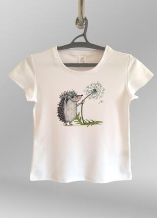 Жіноча футболка з принтом їжачок