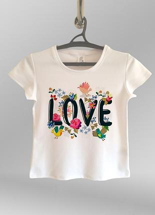 Жіноча футболка з принтом love