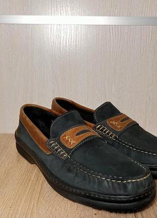 Мужские кожаные мокасины g"field (италия) handmade 45 р.