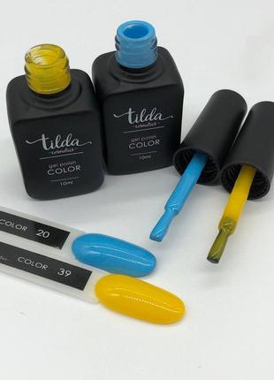 Tilda cosmetics gel polish💙💛
об'єм 10 мл
