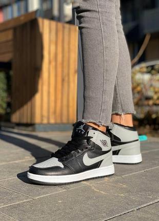 Кроссовки женские nike air jordan 1 retro зима4 фото