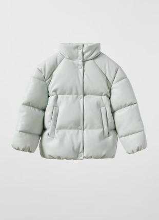 Куртка zara екошкіра