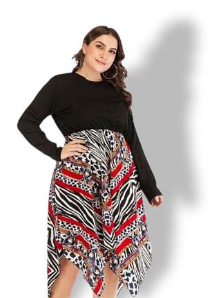 Классное ассиметричное платье