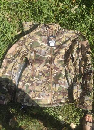 Тактична куртка soft shell patriot kombat tactical  великобританії3 фото