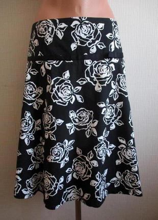 Sale! хлопковая юбка в цветочный принт new look