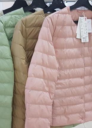 Натуральный пуховик uniqlo ultra light down compact jacket2 фото