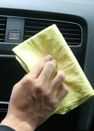 Диво серветка з синтетичної замші перфорована для авто миття та полірування поверхонь...