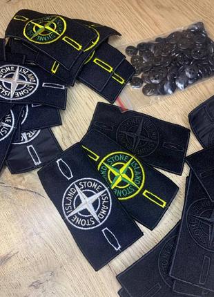 Патч stone island ґудзики1 фото