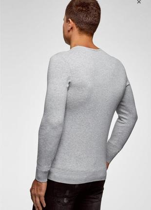 Oodji чоловічий сірий пуловер2 фото