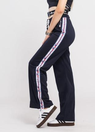 Темно-сині штани champion straight hem navy full zip pants