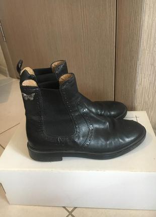 Ботинки оксфорды кожа