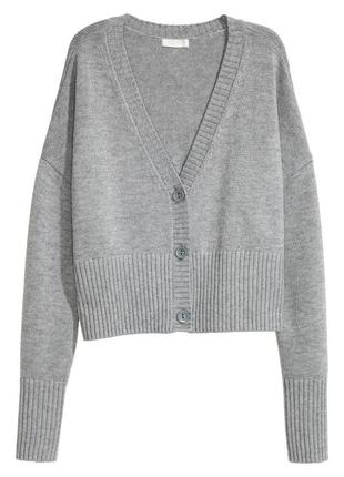 Шерстяний кардиган h&m