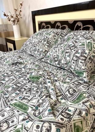 Комплект постільноі  білизни постіль доллари